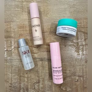 4  bundle women’s skincare SK-II Caudalie drunk elephant Glow recipe